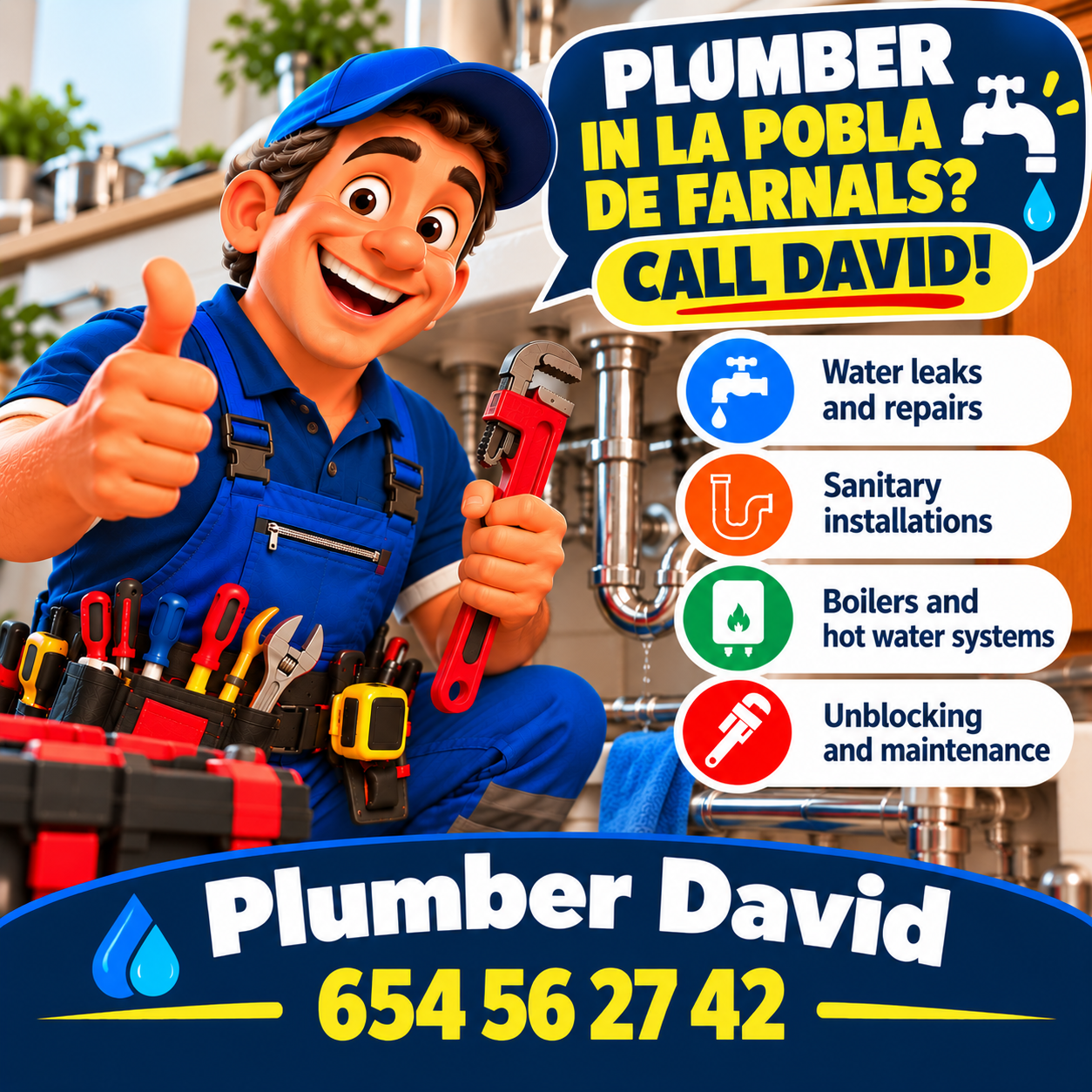Plumber David - La Pobla de Farnals